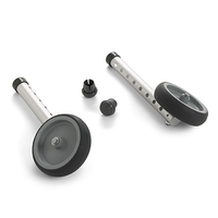 5in Single - Fixed Wheel Attachments, Glide Tips