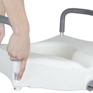 Raised Toilet Seat With Arms 5"