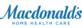 Logo showing Macdonald's Home Health Care text