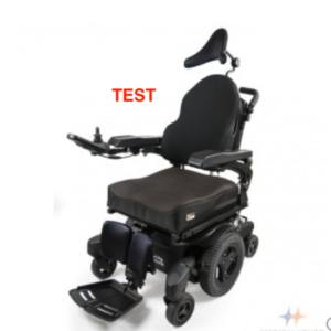 Black electric wheelchair