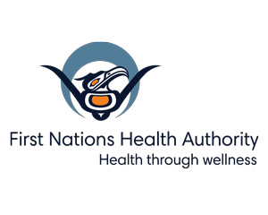 First Nations Health Authority logo with text